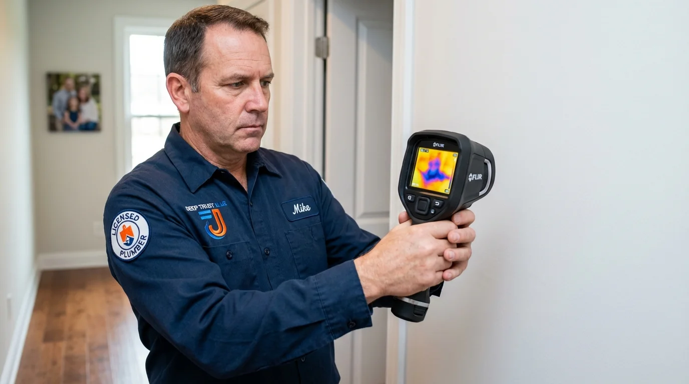 Thermal imaging leak detection by Johns Plumbing LLC in Homerville
